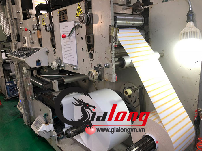 Sản xuất giấy in nhiệt tự dính A6