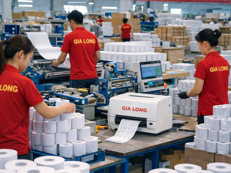 Nhận Gia Công Giấy Tem Nhãn Mã Vạch