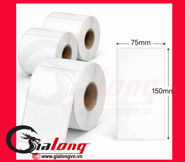 Giấy In Nhiệt 75x150 2 Giấy in đơn hàng J&T Express kích thước 75x150mm, decal nhiệt bám mực tốt, in rõ nét, không cần mực. Phù hợp máy in tem vận chuyển, giá tốt, giao nhanh toàn quốc.