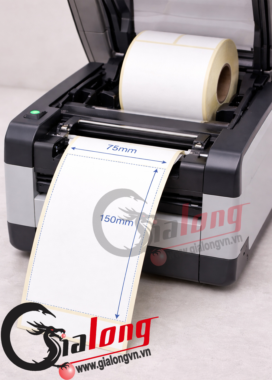 Giấy In Nhiệt 75x150 3 In tem vận chuyển không cần mực bằng công nghệ in nhiệt, tiết kiệm chi phí, in nhanh, rõ nét. Phù hợp shop online, TMĐT, dùng cho J&T, GHN, Shopee.